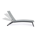 Tumbona reclinable con ruedas antracita Bizzotto Nildas Oferta