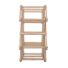 Botellero plegable de madera de pino 53x17x38 Vintor Descueto
