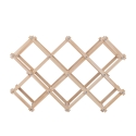 Botellero plegable de madera de pino 53x17x38 Vintor Oferta