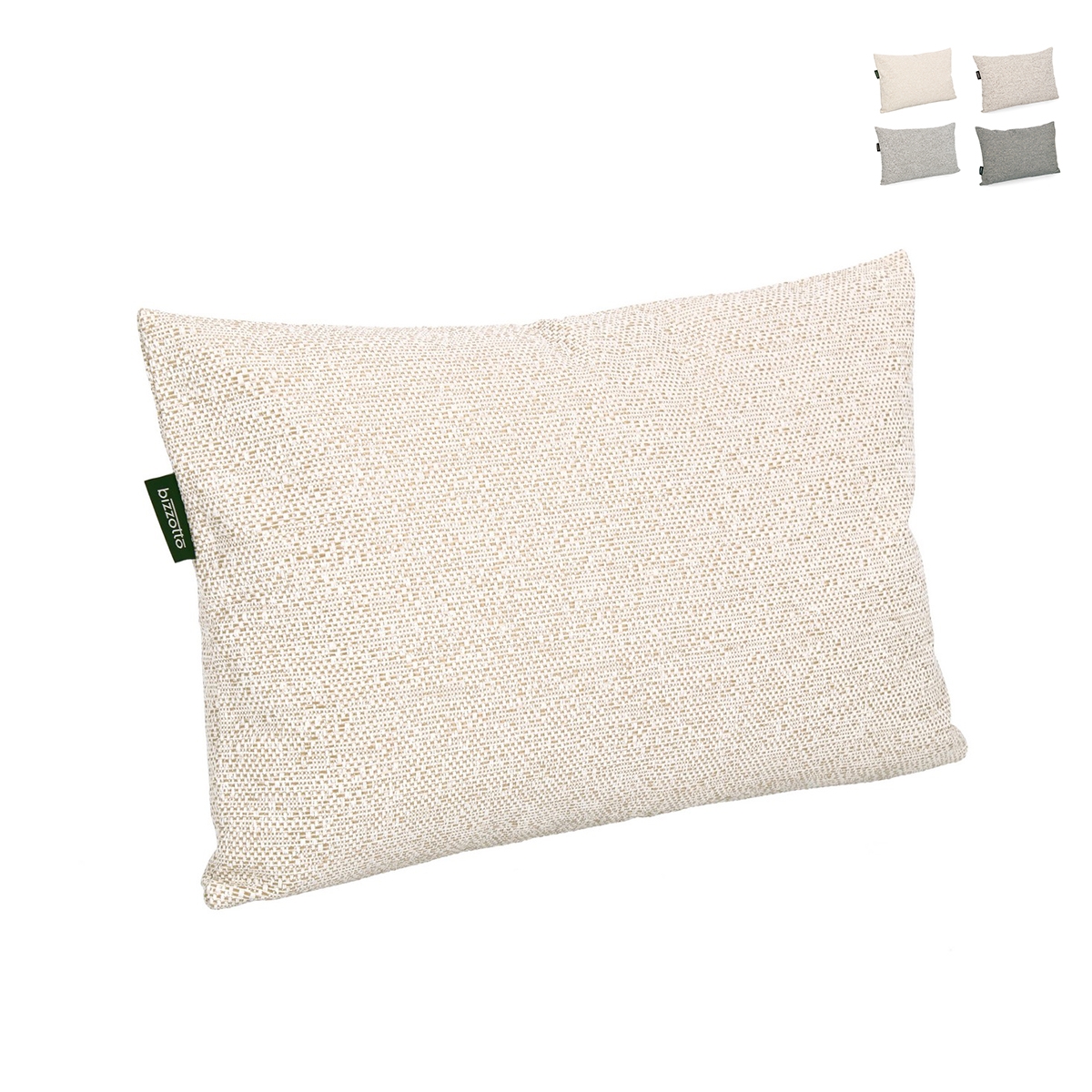 Cojín exterior rectangular 60x40cm decorativo desenfundable Ipek
