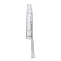 Maceta de porcelana gris Ø10x16h Artemide Spicchio Catálogo