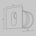 Foco LED empotrado para pared exterior IP54 Via Urbana Stock