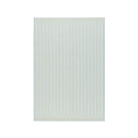 Alfombra exterior interior azul y blanca 160x230cm Bizzotto Thierry Promoción