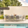 Alfombra rectangular 160x230 para exterior e interior beige oro Bizzotto Marcel Descueto