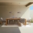 Alfombra de exterior rectangular beige y naranja 160x230 cm Bizzotto Kino Venta