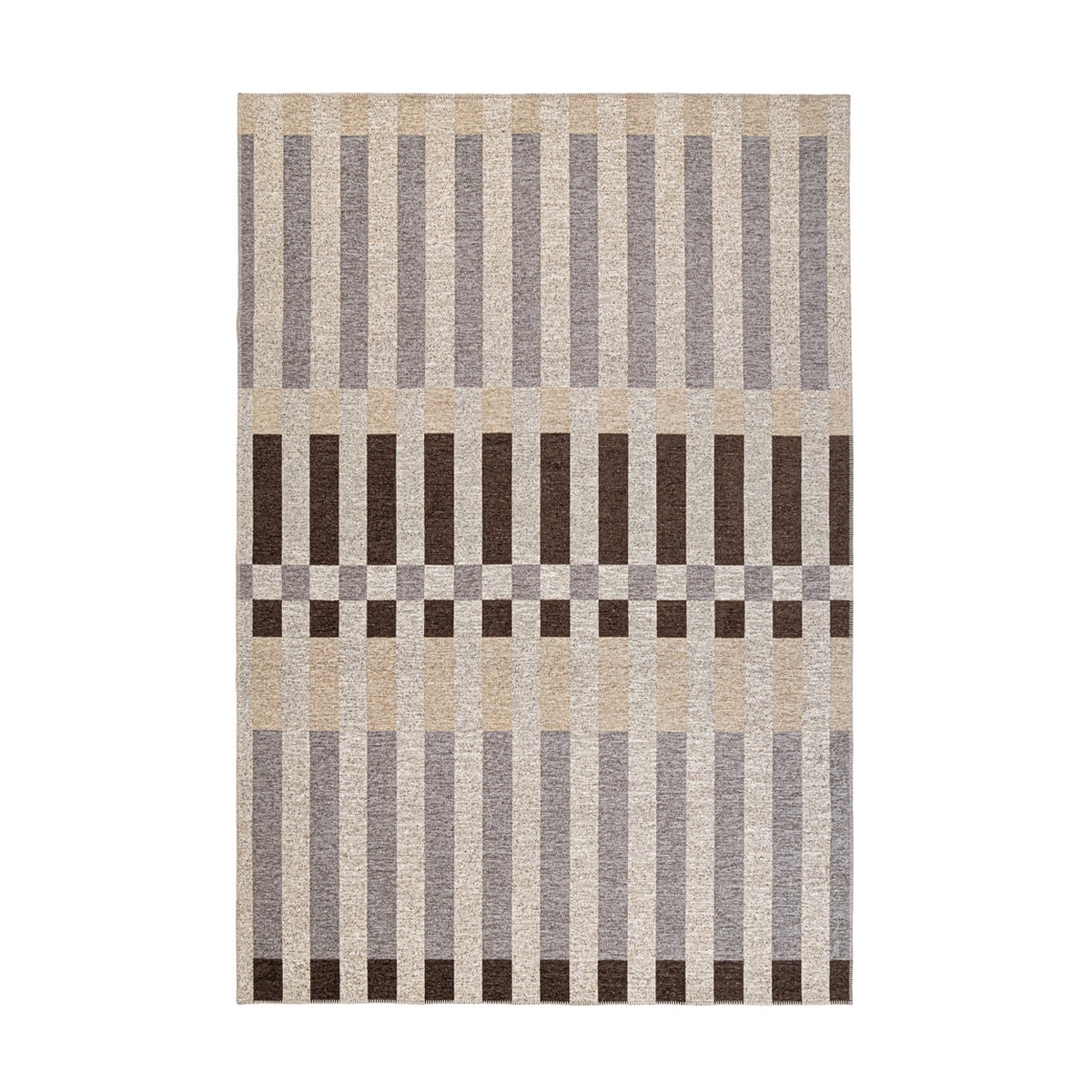 Alfombra para interior y exterior de poliéster gris marrón beige Hada Promoción Alfombra para interior y exterior de poliéster gris marrón beige Hada Promoción