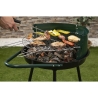 Barbacoa a carbón con ruedas y parrilla redonda Ø 48cm ajustable Kivra Oferta
