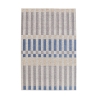 Alfombra interior exterior azul beige gris de poliéster Bizzotto Hada Promoción