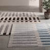 Alfombra interior exterior azul beige gris de poliéster Bizzotto Hada Oferta