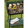 Parrilla de carbón con rejilla ajustable 58x38xh82cm Grilza Oferta