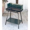 Parrilla de carbón con rejilla ajustable 58x38xh82cm Grilza Venta