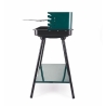 Parrilla de carbón con rejilla ajustable 58x38xh82cm Grilza Descueto