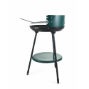 Parrilla de carbón redonda Ø 42cm ajustable en altura Zafro Stock