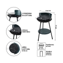 Parrilla de carbón redonda Ø 42cm ajustable en altura Zafro Características