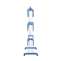 Tendedero tipo torre de metal con alas plegables y ruedas Towerdry Rebajas