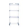 Tendedero tipo torre de metal con alas plegables y ruedas Towerdry Oferta