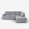 Sofá cama 3 plazas con chaise longue derecha con almacenaje Belka Oferta