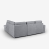 Sofá cama 3 plazas con chaise longue derecha con almacenaje Belka Descueto
