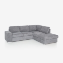 Sofá cama 3 plazas con chaise longue derecha con almacenaje Belka Rebajas