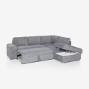 Sofá cama 3 plazas con chaise longue derecha con almacenaje Belka Venta