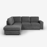 Sofá cama 3 plazas con chaise longue izquierda y almacenaje Veyro Oferta
