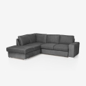 Sofá cama 3 plazas con chaise longue izquierda y almacenaje Veyro Rebajas