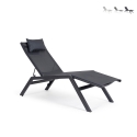 Tumbona de jardín reclinable con cojín Bizzotto Krion Rebajas