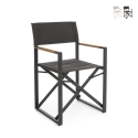 Silla de director plegable de aluminio para jardín Bizzotto Lagun Promoción