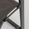 Silla de director plegable de aluminio para jardín Bizzotto Lagun Stock