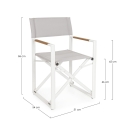 Silla de director plegable de aluminio para jardín Bizzotto Lagun Compra