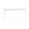 Mesa de exterior moderna 160x90cm de aluminio Bizzotto Nebula Descueto