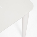 Mesa de exterior moderna 160x90cm de aluminio Bizzotto Nebula Stock