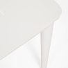 Mesa de exterior moderna 160x90cm de aluminio Bizzotto Nebula Stock