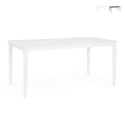 Mesa de exterior moderna 160x90cm de aluminio Bizzotto Nebula Promoción