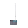 Mopa rotativa para suelos con cubo de 16L y fregona redonda Super Mop Descueto