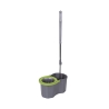 Mopa rotativa para suelos con cubo de 16L y fregona redonda Super Mop 