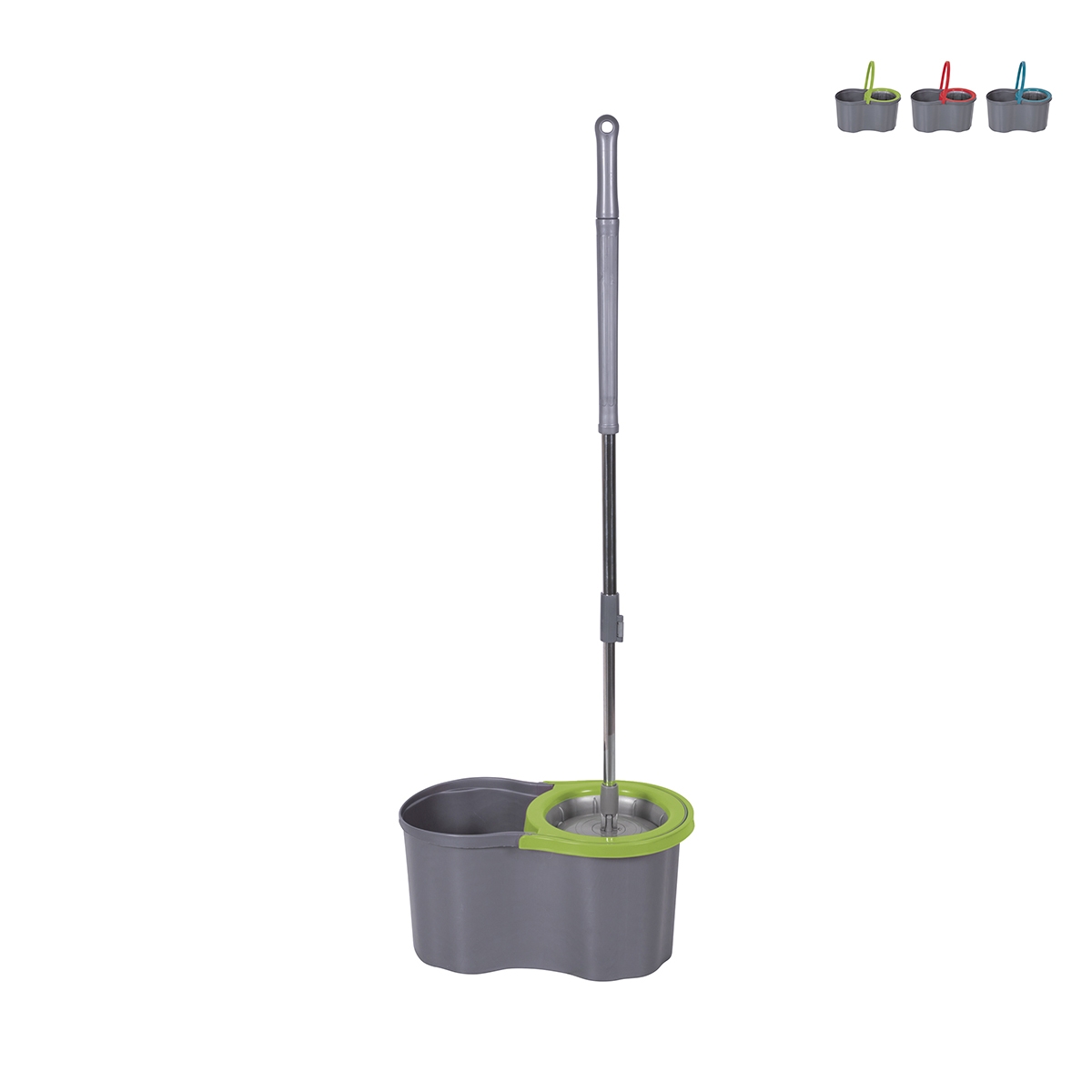 Mopa rotativa para suelos con cubo de 16L y fregona redonda Super Mop Compra Mopa rotativa para suelos con cubo de 16L y fregona redonda Super Mop Compra