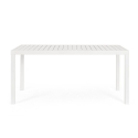 Mesa de exterior rectangular 150x80 de aluminio Bizzotto Hilde Características