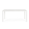 Mesa de exterior rectangular 150x80 de aluminio Bizzotto Hilde Características
