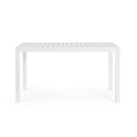 Mesa de exterior moderna rectangular 130x68cm de aluminio Bizzotto Hilde Catálogo