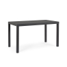 Mesa de exterior moderna rectangular 130x68cm de aluminio Bizzotto Hilde Características
