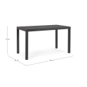 Mesa de exterior moderna rectangular 130x68cm de aluminio Bizzotto Hilde Compra