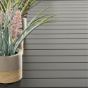 Mesa de exterior moderna rectangular 130x68cm de aluminio Bizzotto Hilde Coste