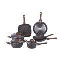 Batería de cocina de 10 piezas de aluminio antiadherente para inducción Dakota Promoción