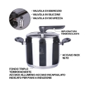 Olla a presión 7L de acero inoxidable para inducción Vasko Elección