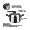 Olla a presión de 5L en acero inoxidable para inducción Nabo Modelo