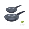Juego de 2 sartenes de aluminio con revestimiento cerámico antiadherente Berlino Oferta