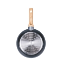 Set de 2 sartenes de aluminio antiadherente negro con mango de madera Fuji Rebajas