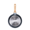 Set de 2 sartenes de aluminio antiadherente negro con mango de madera Fuji Rebajas