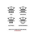 Set de 2 sartenes de aluminio antiadherente negro con mango de madera Fuji Catálogo